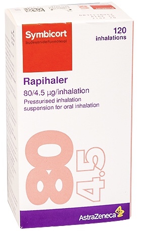 SYMBICORT RAPIHALER 80/4,5 MCG 120 LIỀU