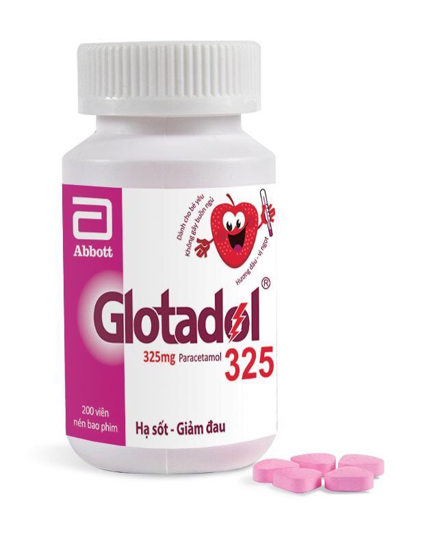 Glotadol 325 Chai 200 viên