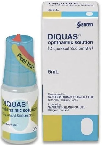 Diquas 150mg chai 5ml trị bất thường chảy nước mắt, khô mắt