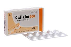 Cefixime 200 mg hộp 20 viên