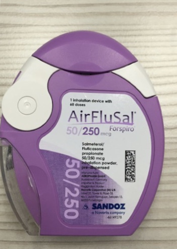 AIRFLUSAL FORSPIRO 250MCG 60 LIỀU