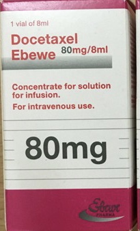 DOCETAXEL EBEWE 80MG/8ML H/1 lọ