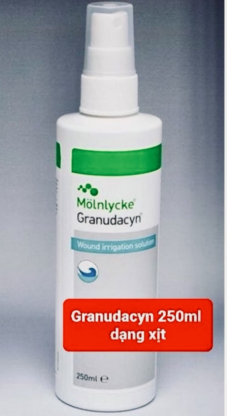 GRANUDACYN SPRAY 250 ML ( XỊT RỬA VẾT THƯƠNG)
